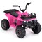 6V Kids Ride On ATV with LED Headlights, Music, Rear Storage and Treaded Tires